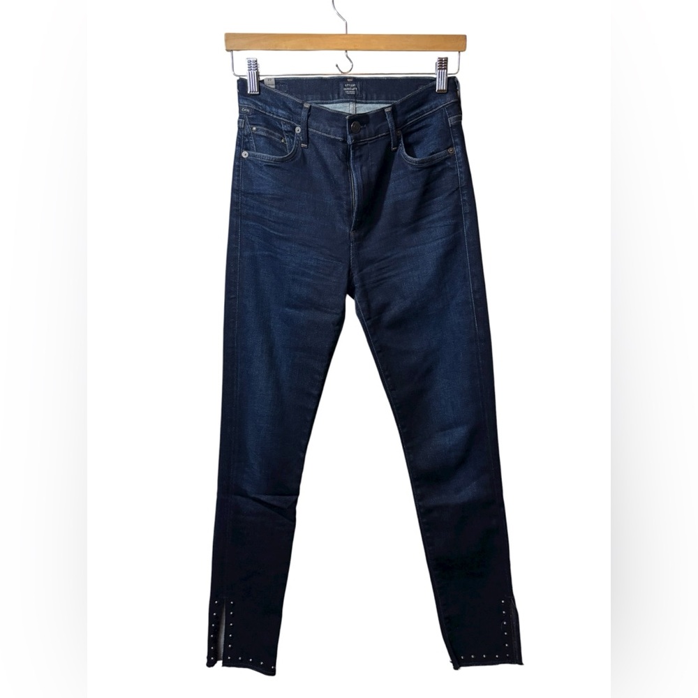 CITIZENS OF HUMANITY | denim blue jeans 27 rocket ankle high rise skinny